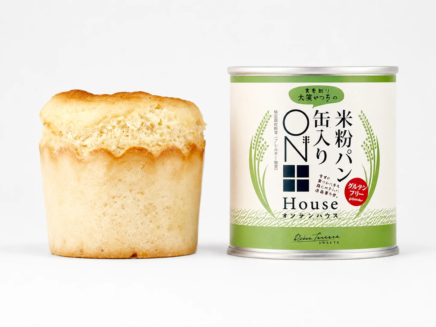 グルテンフリーON田 缶入り米粉パン